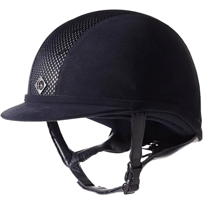 Charles Owen AYR8 Plus Riding Hat in Midnight Blue
